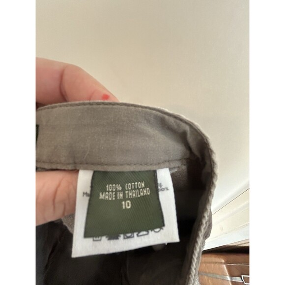 Vintage Corduroy Skirt Eddie Bauer Women’s Sz 10 Brown Pockets Belt Loops Cotton - Picture 8 of 8